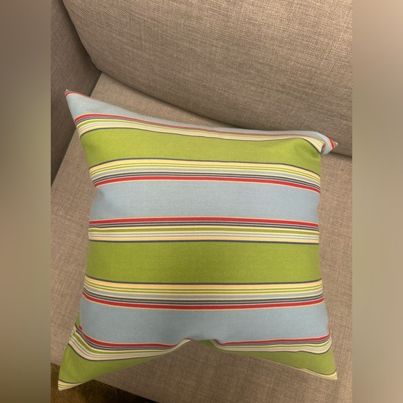 Bright Colored Horizontal Stripes ink-Fuzed Decor Pillow COVER ONLY 
#0915246 - Picture 6 of 7